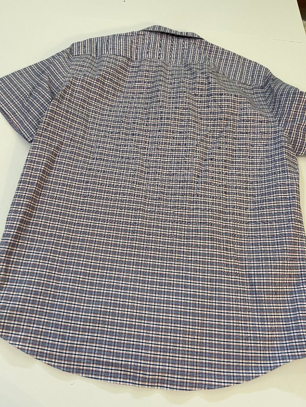 UNTUCKit Men’s XL Plaid Short Sleeve Button Up Shirt - Picture 5 of 6